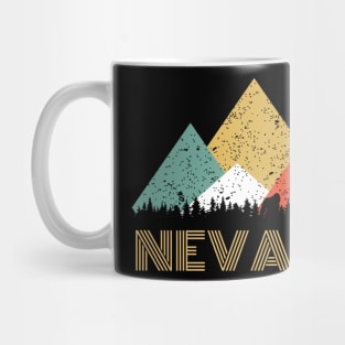 Secret Sasquatch Hidden Retro Nevada with Hiding Bigfoot Mug